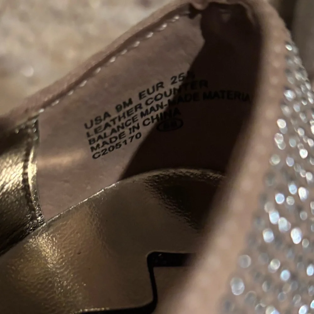 NINA ZELIA sparkly wedding shoes Size 9
